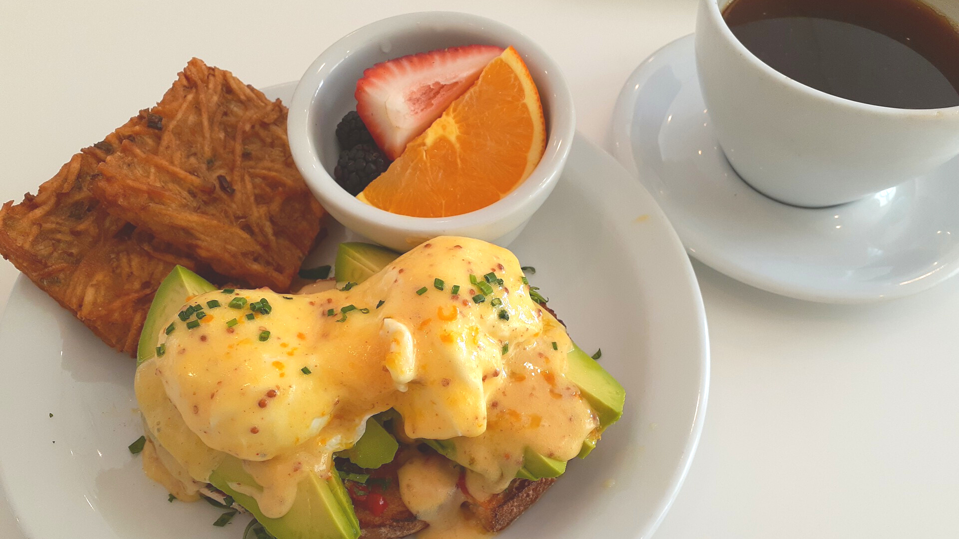 Avocado Toast Benny & Coffee